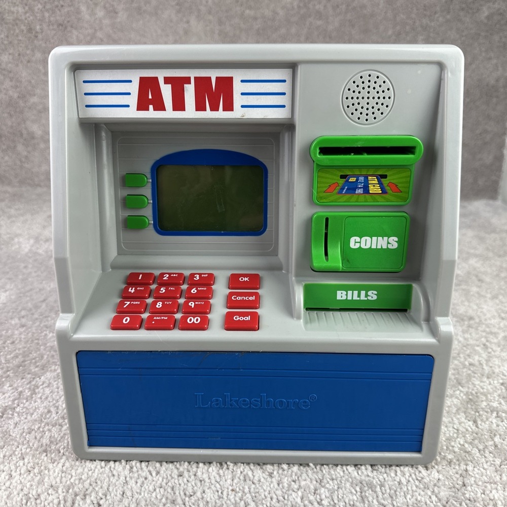 NOT WORKING Lakeshore Real Working ATM BANK "Piggy Bank "‎ Educational Savings